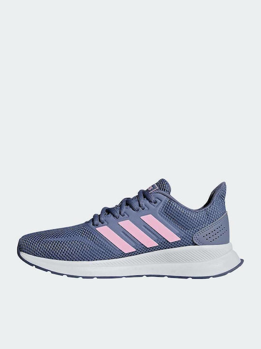 Runfalcon K Incaltaminte Sport Copii Alergare Cu Șireturi Indigo Raw / Roz Adevărat / Negru Core