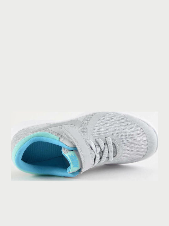Revolution Revolution 4 PS Kids Sports Shoes Running with Hoop & Loop Closure Gray