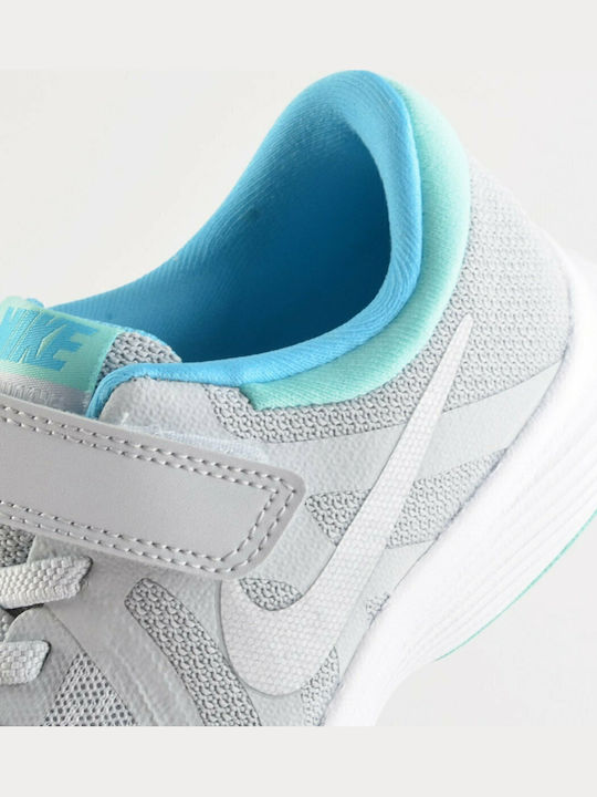Revolution Revolution 4 PS Kids Sports Shoes Running with Hoop & Loop Closure Gray