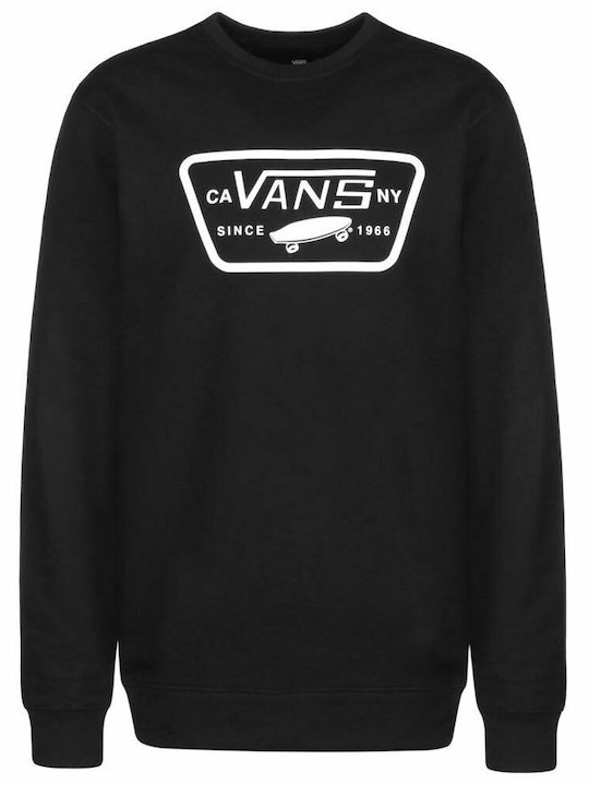 Full Patch Crew Sweatshirt Schwarz