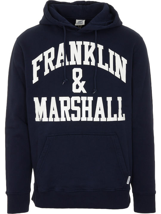 Sweatshirt Fleece mit Kapuze Navy
