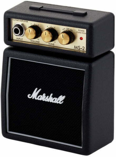 Marshall MS-2 Mini Ενισχυτής Ηλεκτρικής Κιθάρας 1 x 2" 1W Μαύρος