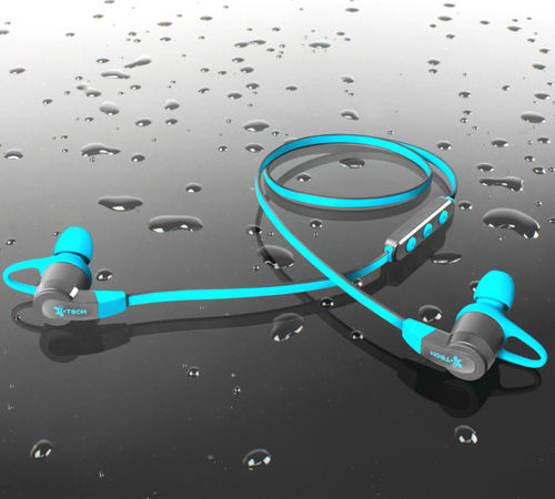 i.Tech MusicBand 6300 In-ear Bluetooth Handsfree Ακουστικά με Αντοχή στον Ιδρώτα Μπλε