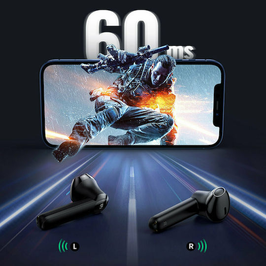 Ugreen HiTune T2 Earbud Bluetooth хендсфри Слушалки с Устойчивост на Пот и Кутийка за Зареждане Черен