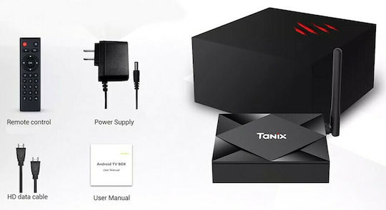 Tanix TV Box TX6s 8K UHD with WiFi USB 2.0 4GB RAM and 64GB Storage Space with Operating System Android 10.0