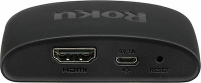 Roku TV Box Express Streaming Player Full HD με WiFi USB 3.1 (USB-C) 512MB RAM με Λειτουργικό Roku OS και Alexa / Google Assistant