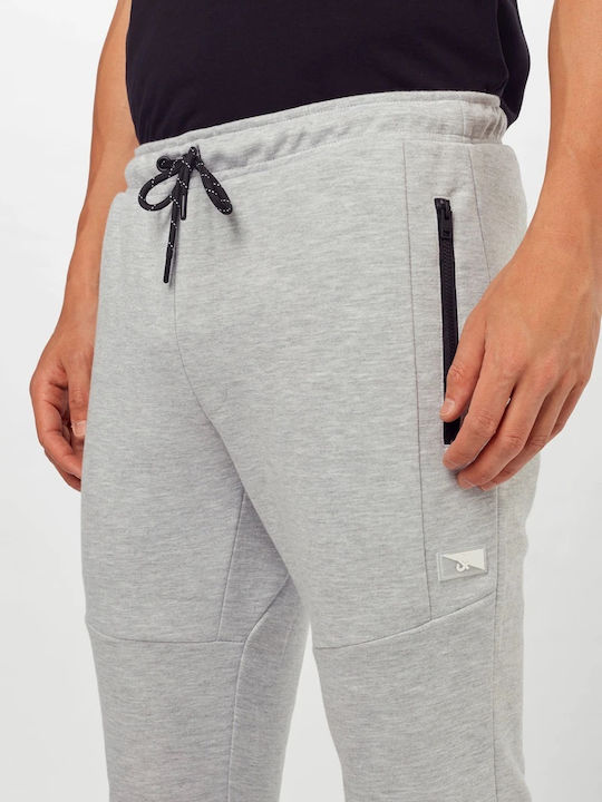 Jogginghose mit Gummizug Light Grey Melange