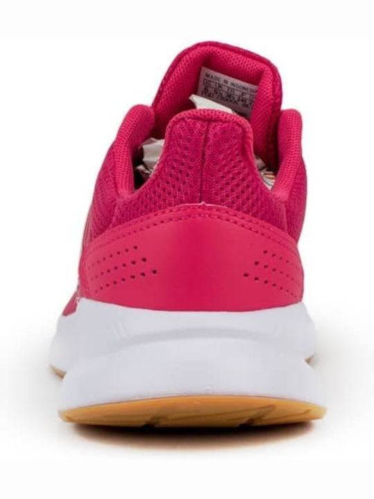 Runfalcon K Kinder Sportschuhe Laufen mit Schnürsenkeln Power Pink / Cloud White / Gum