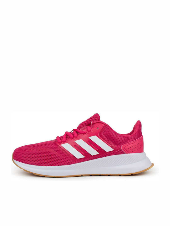 Runfalcon K Kinder Sportschuhe Laufen mit Schnürsenkeln Power Pink / Cloud White / Gum