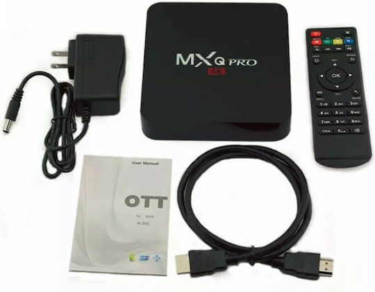 TV Box MXQ Pro 4K UHD cu WiFi USB 2.0 1GB RAM și 8GB Spațiu de Stocare cu Sistem de Operare Android 7.1