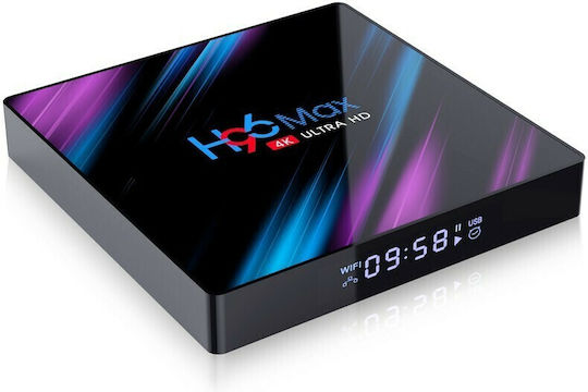 TV Box H96 Max 4K UHD cu WiFi USB 2.0 / USB 3.0 2GB RAM și 16GB Spațiu de Stocare cu Sistem de Operare Android 9.0