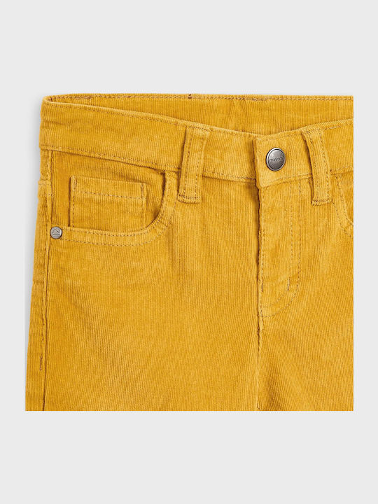 Kids' Corduroy Pants Yellow