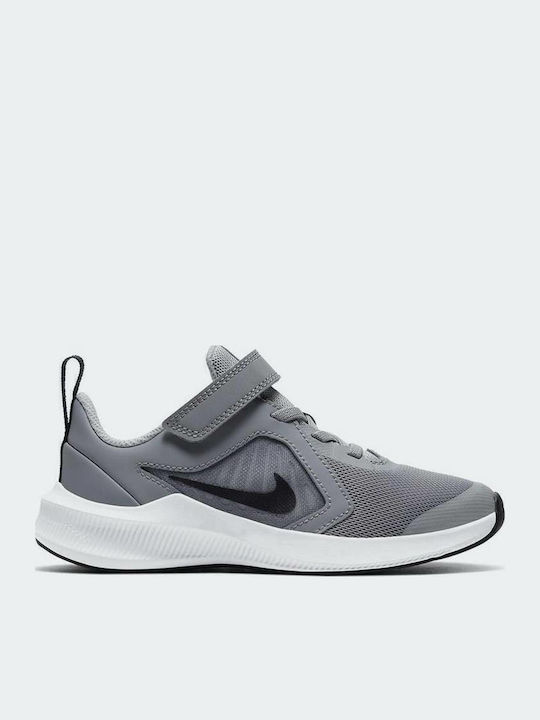 Downshifter Downshifter 10 Kids Sports Shoes Running with Hoop & Loop Closure Particle Grey / Grey Fog / White / Black