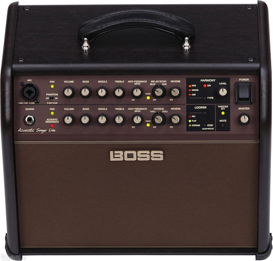 Boss Acoustic Singer Live 60W Combo Amplificator Instrumente Acustice 2 x 6.5" 60W Negru