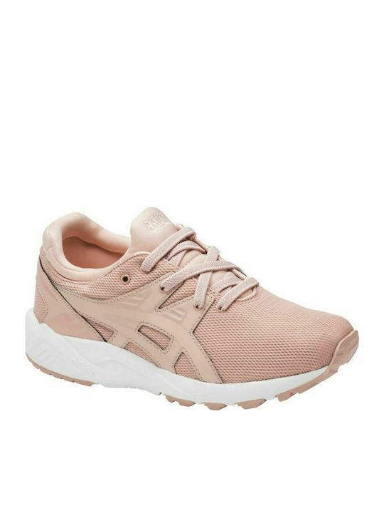 Gel-Kayano Trainer Evo Αθλητικά Παιδικά Παπούτσια Running με Κορδόνια Ροζ