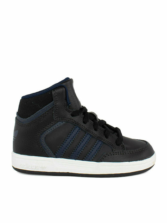 Varial Mid I Αθλητικά Παιδικά Παπούτσια Μπάσκετ με Κορδόνια Μαύρα