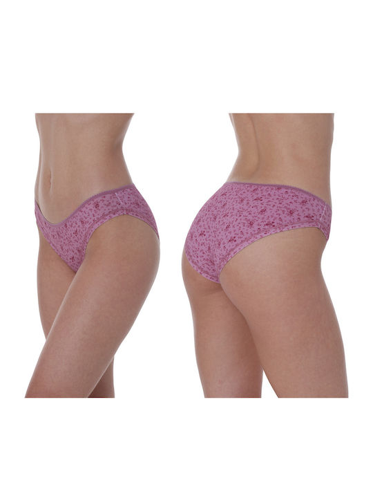 Tai Βαμβακερά Дамско Слип 3Pack White+Veraman+Pink
