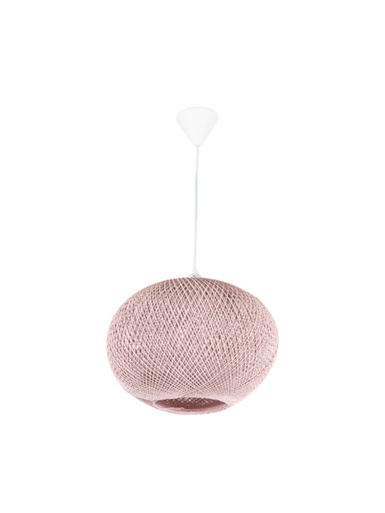 ARlight PDT 6095-40 PK Pendant Light Pink Ball with Socket E27 40cm