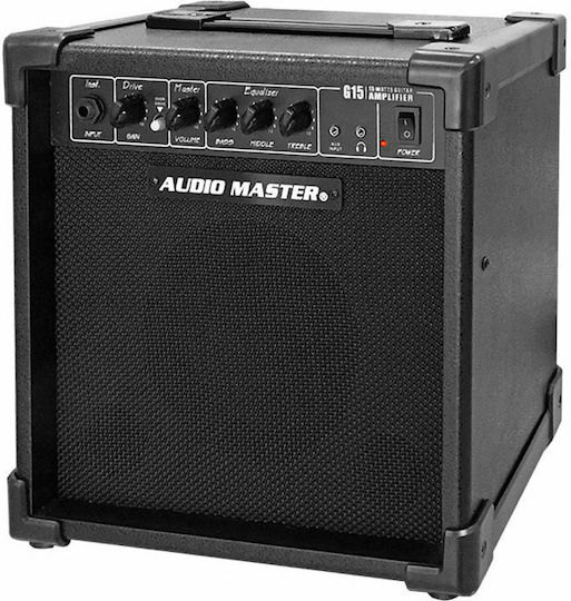 Audio Master G-15 Combo Ενισχυτής Ηλεκτρικής Κιθάρας 1 x 6.5" 15W Μαύρος