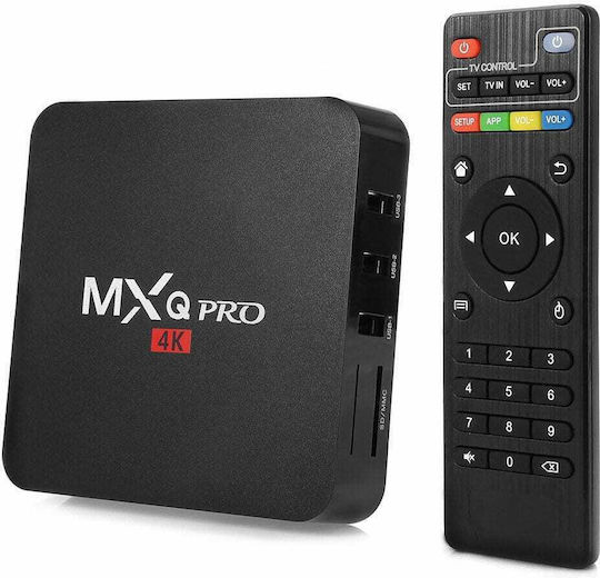 TV Box MXQ Pro 4K UHD με WiFi USB 2.0 2GB RAM και 16GB Αποθηκευτικό Χώρο με Λειτουργικό Android 5.1