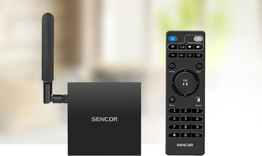 Sencor TV-Box SMP 9004 Pro SMP 9004 PRO 4K UHD mit WiFi USB 2.0 2GB RAM und 8GB Speicherplatz mit Betriebssystem Android 6.0