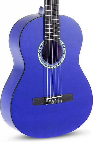 Gewa Klassisch Gitarre 3/4 für Kinder VGS Basic 3/4 Blue Rot