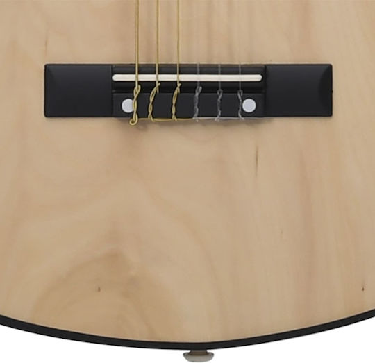vidaXL Klassisch Gitarre 1/2 für Kinder Set Helles Holz
