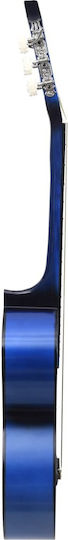 vidaXL Κλασική Κιθάρα 4/4 Set Blue