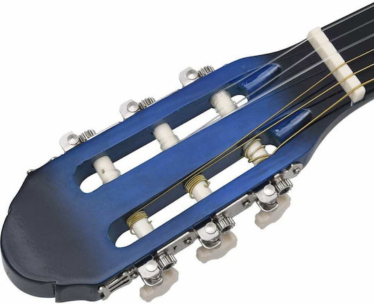 vidaXL Κλασική Κιθάρα 4/4 Set Blue