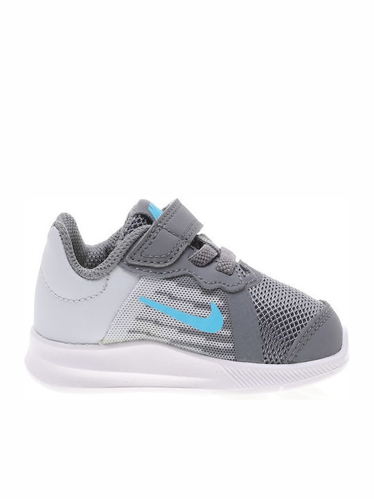 Downshifter Downshifter 8 Kids Sports Shoes Running with Hoop & Loop Closure Gray