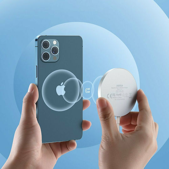 Choetech Φορτιστής Magsafe 15W Λευκός (T517-F)