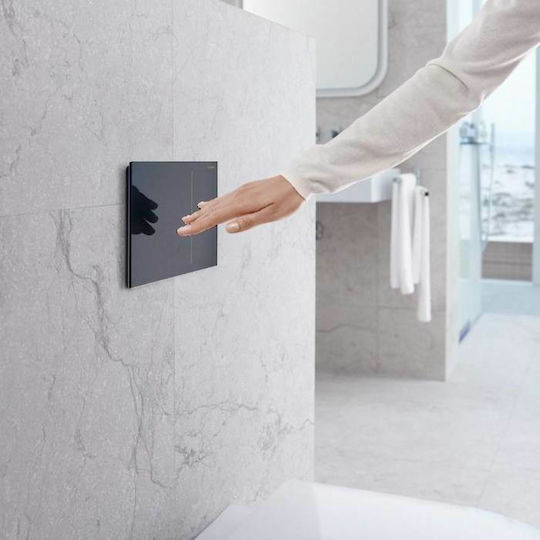 Geberit Sigma 70 Spülplatten für Toiletten Doppelspülung Schwarz