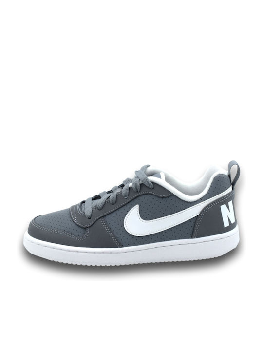 Court Borough Low GS Παιδικά Sneakers με Σκρατς Γκρι