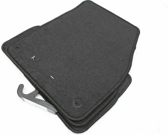 Petex Satz Vorder- und Hintermatten 4Stück aus Teppichboden für Land Rover Range Rover Evoque 2011+ Schwarz