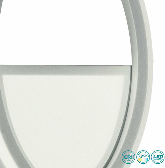 Ondaluce Rice Модерен Осветително тяло За стена с вграден LED 27x16см.