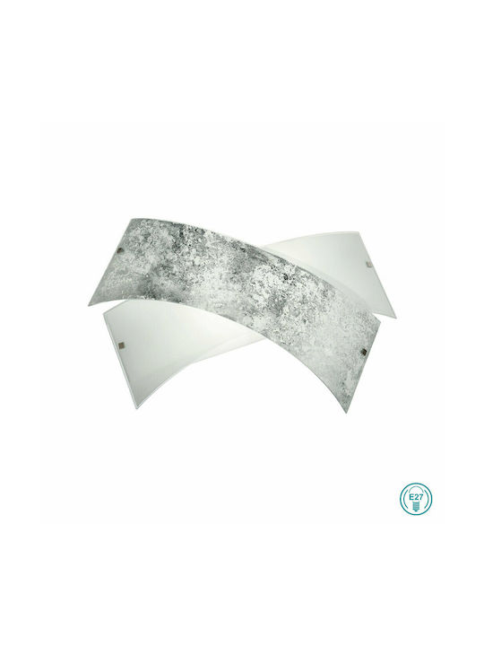 Ondaluce Flake Φωτιστικό Τοίχου Ασημί 48x35εκ. Ondaluce Flake Φωτιστικό Τοίχου Ασημί 48x35εκ.