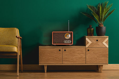 Adler AD-1171 Retro Επιτραπέζιο Ραδιόφωνο Ρεύματος με Bluetooth Καφέ