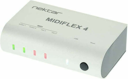 Nektar Midi Schnittstelle Midiflex 4 Silber