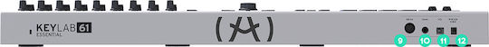Arturia Midi Keyboard KeyLab Essential with 61 Keys White