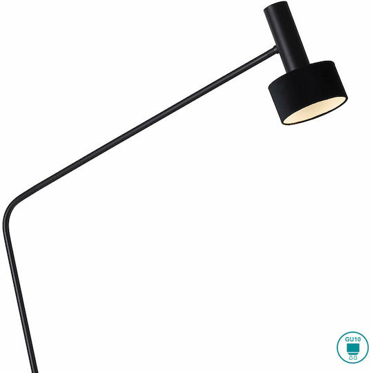 Viokef Arietta Vintage Stehleuchte H166xB92cm. mit Fassung für Lampe GU10 Schwarz