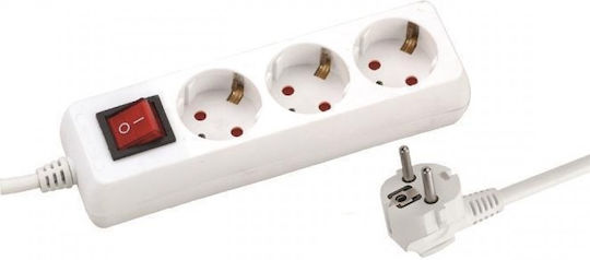 Electropack Πολύπριζο 3 Θέσεων με Διακόπτη και Καλώδιο 1.5m