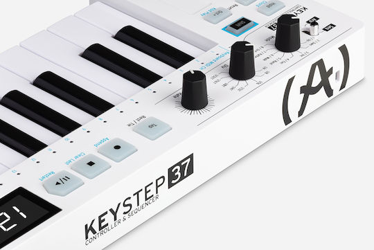 Arturia Midi Keyboard Keystep 37 with 37 Keyboard White