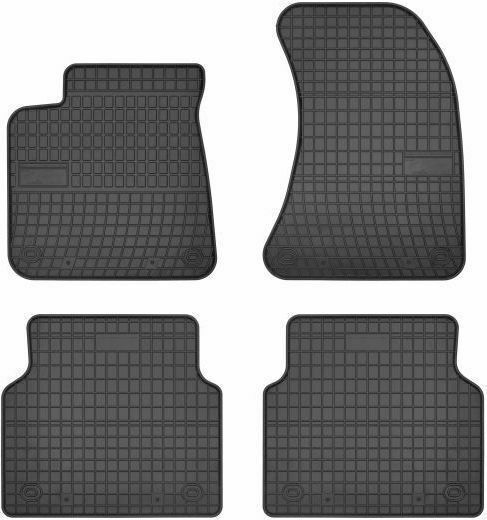 Frogum Set of Front and Rear Mats 4pcs for Audi A8 2010 Black