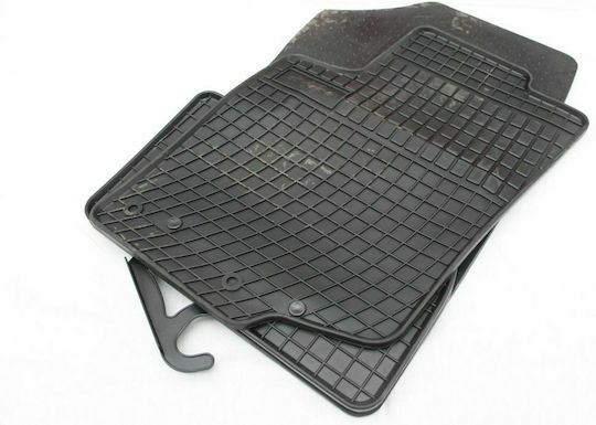 Frogum Set of Front and Rear Mats 4pcs for Peugeot 207 2006-2012 Black