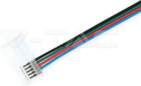 V-TAC Connector Εύκαμπτος σύνδεσμος για ταινία Led smd5050 RGB+W 2587