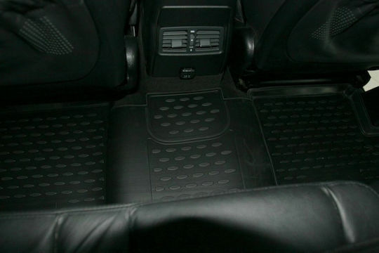 Novline Set of Front and Rear Mats 4pcs Tray Type for Mercedes-Benz G Class Black
