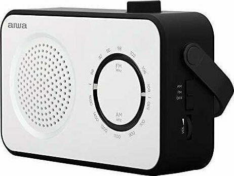 Aiwa R-190BW Φορητό Ραδιόφωνο Ρεύματος / Μπαταρίας Λευκό