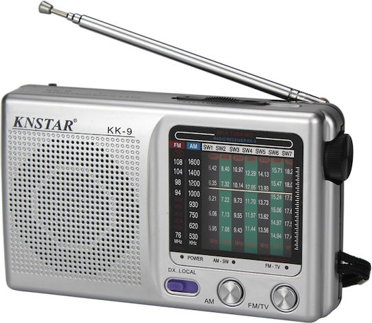 Knstar KK9 Portable Radio Battery Silver