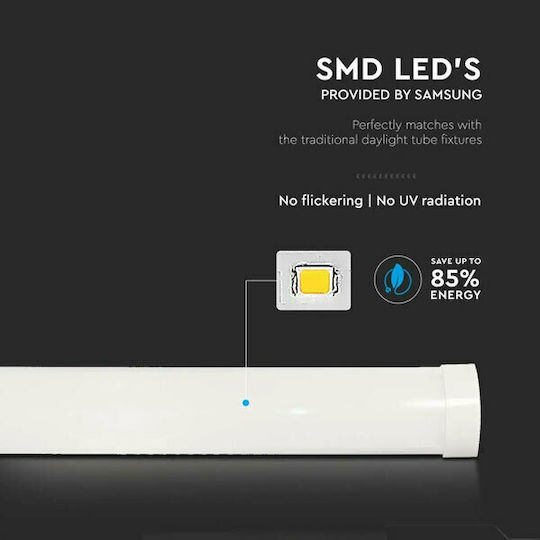 V-TAC LED Γραμμικό Φωτιστικό Οροφής 10W Φυσικό Λευκό IP20 με Ρυθμιζόμενη Ένταση Μ30xΒ7.5xΥ2.4εκ.
