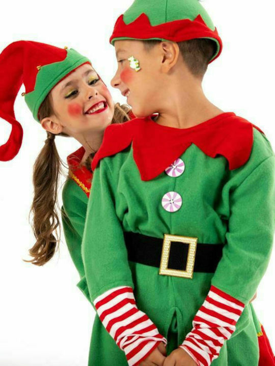 Kids Christmas Costume Elf Christmas Elf Kids Costume Green